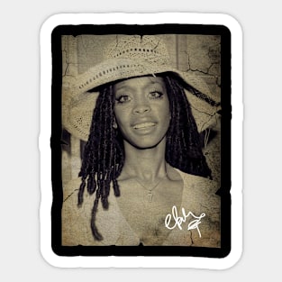 Erykah Badu Vintage Sticker